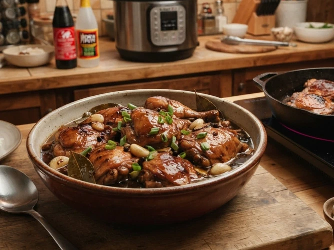 Chicken Adobo A bowl of Chicken Adobo